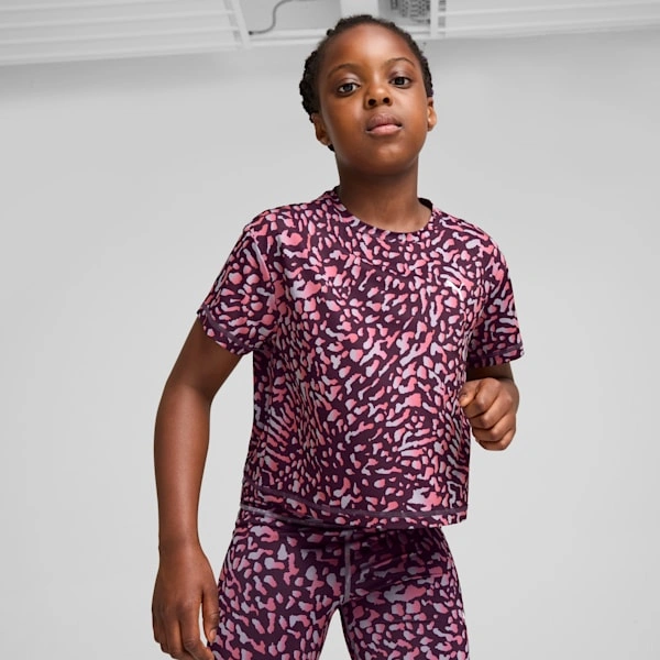 PUMA Lieblings-T-Shirt für coole Kids: Kurze Länge, maximaler Style. Ein Zug voller Spaß!